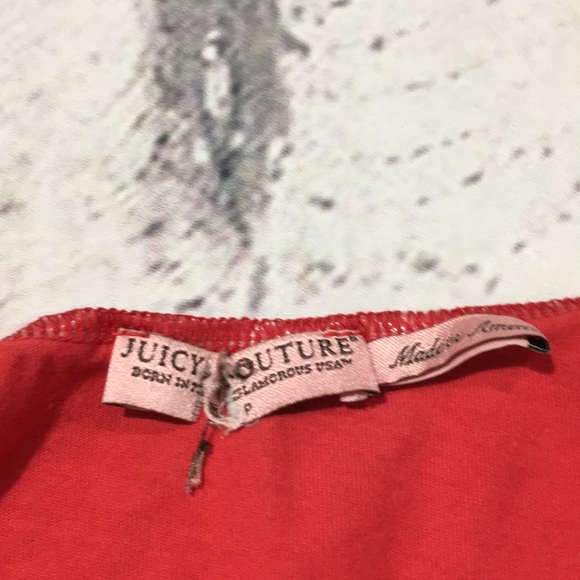 Juicy couture short sleeved tee shirt: red - Picture 2 of 4